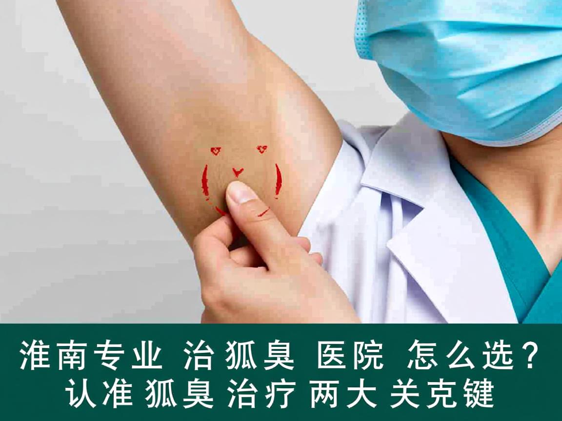 淮南专业治狐臭医院怎么选？认准狐臭治疗两大关键
