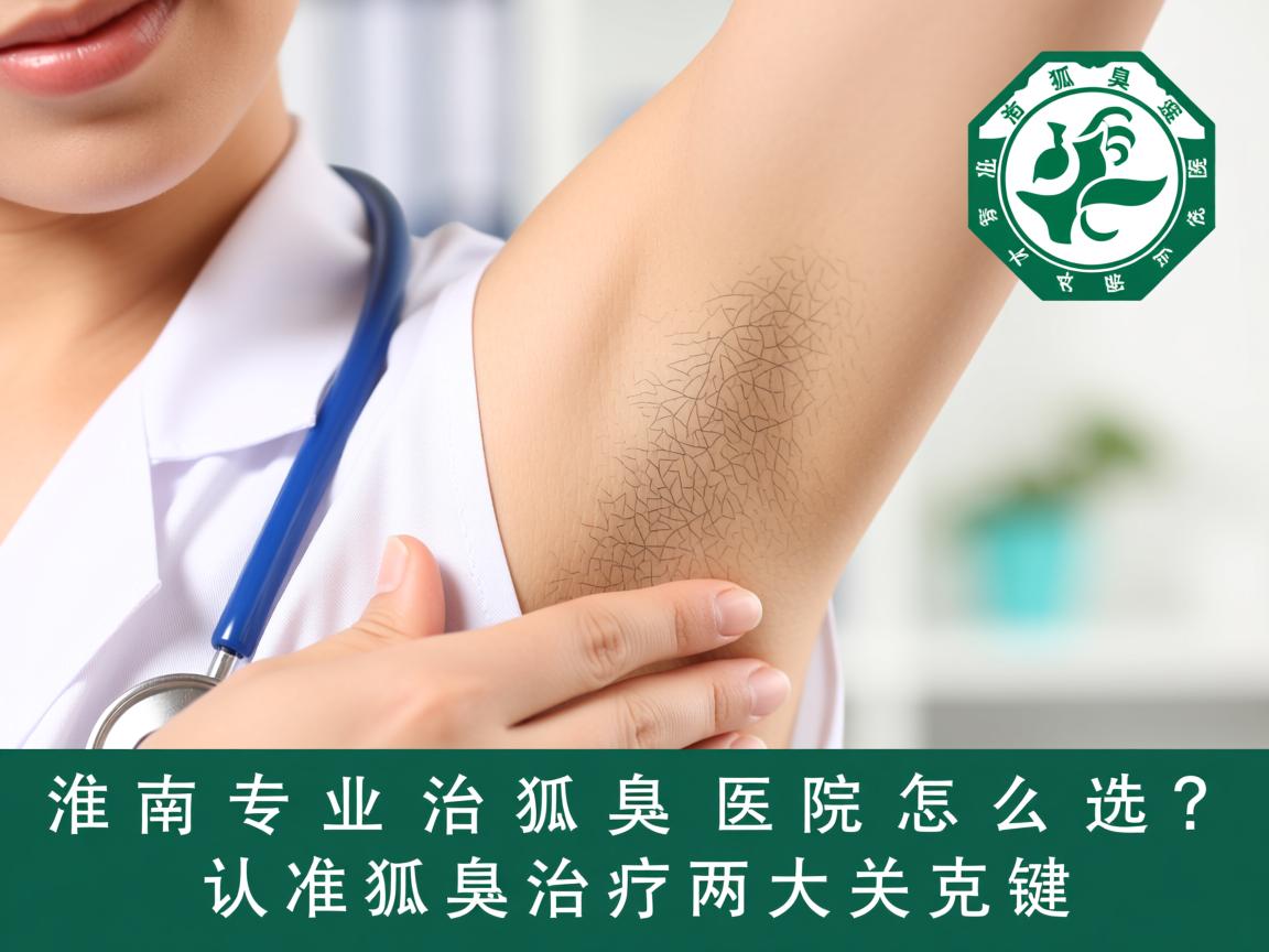 淮南专业治狐臭医院怎么选？认准狐臭治疗两大关键