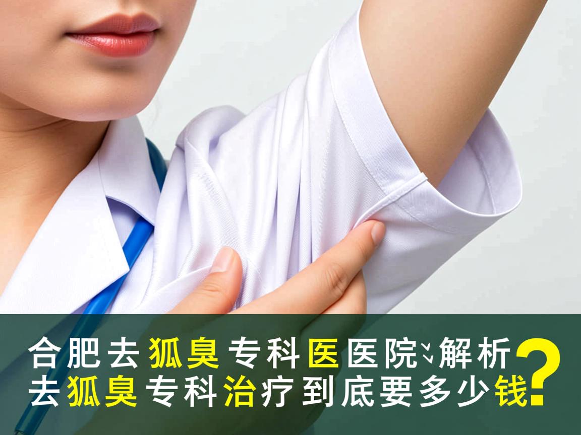合肥去狐臭专科医院解析，去狐臭专科治疗到底要多少钱？