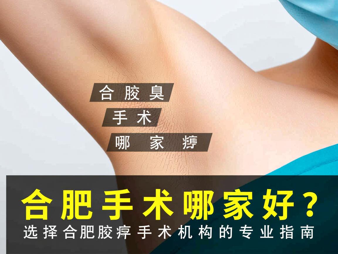 合肥腋臭手术哪家好?选择合肥腋臭手术机构的专业指南 合肥腋臭手术哪家好?选择合肥腋臭手术机构的专业指南