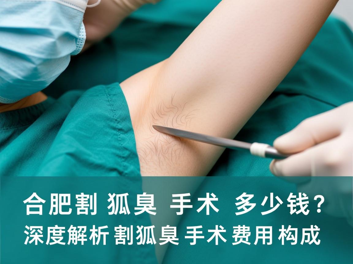 合肥割狐臭手术多少钱？深度解析割狐臭手术费用构成