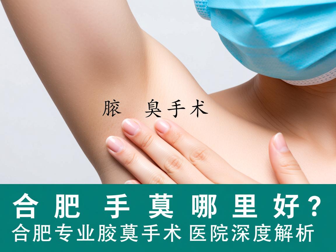 合肥腋臭手术哪里好？合肥专业腋臭手术医院深度解析