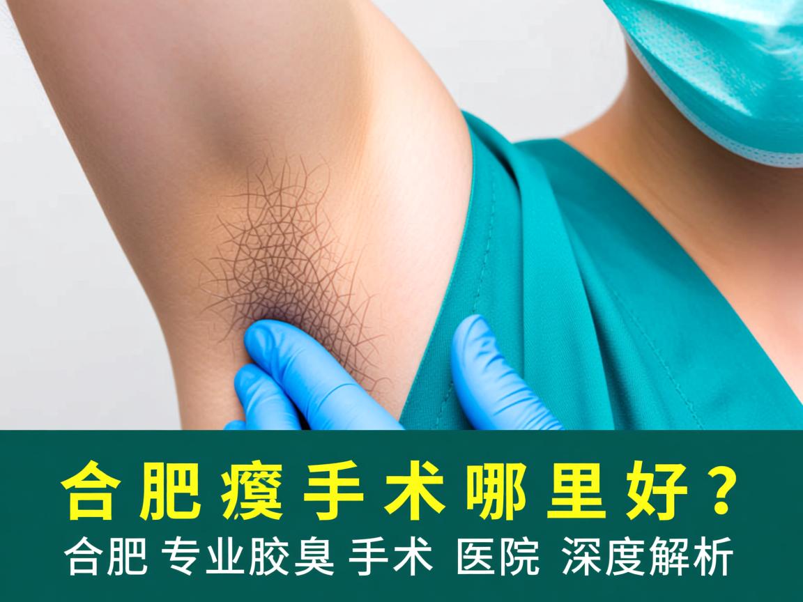合肥腋臭手术哪里好？合肥专业腋臭手术医院深度解析