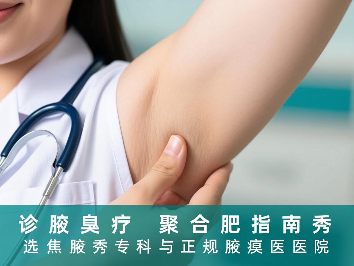 腋臭诊疗选择指南，聚焦合肥腋秀专科与正规腋臭医院