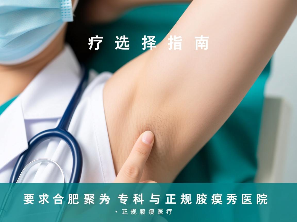 腋臭诊疗选择指南，聚焦合肥腋秀专科与正规腋臭医院