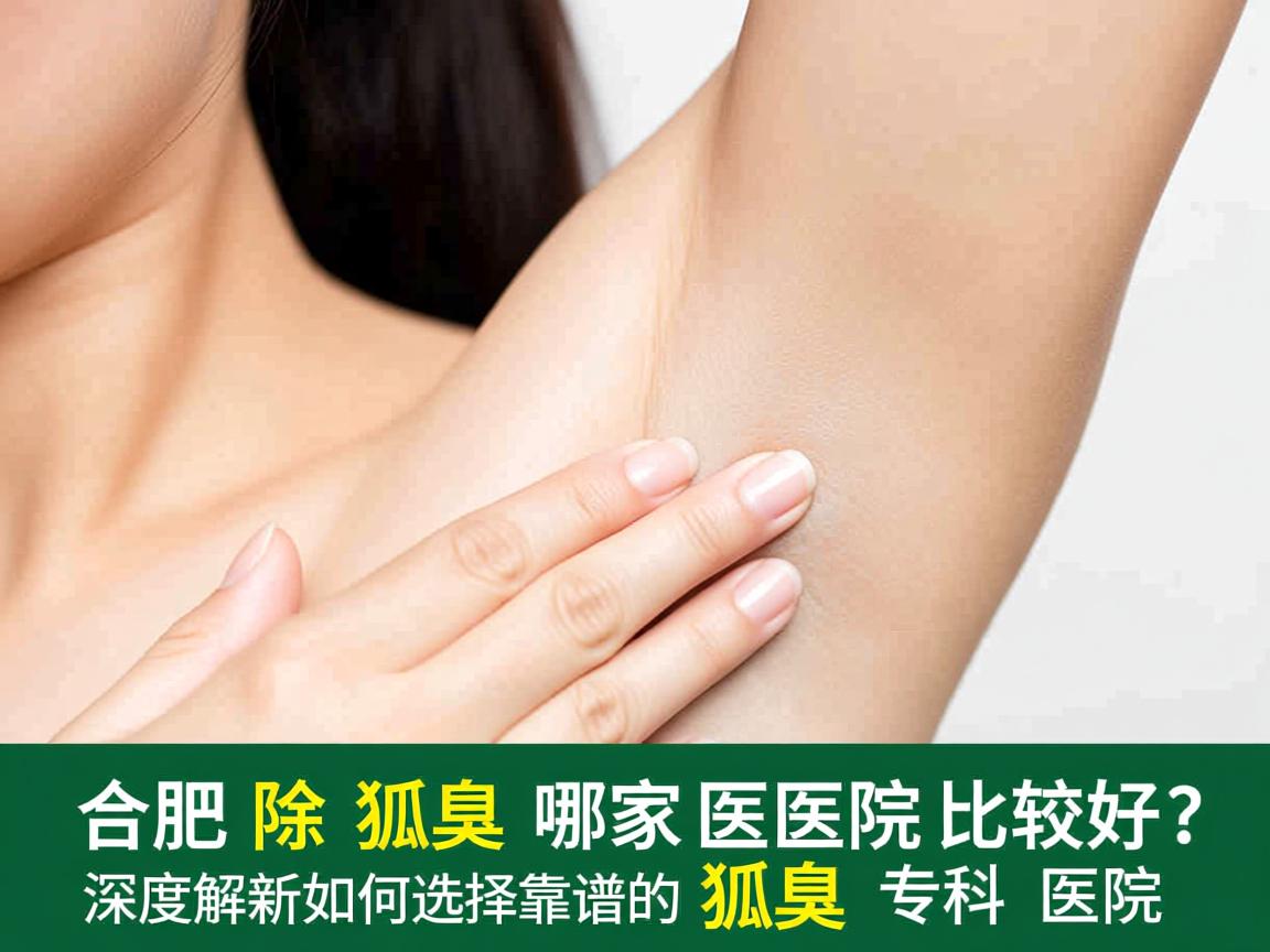 合肥除狐臭哪家医院比较好？深度解析如何选择靠谱的狐臭专科医院