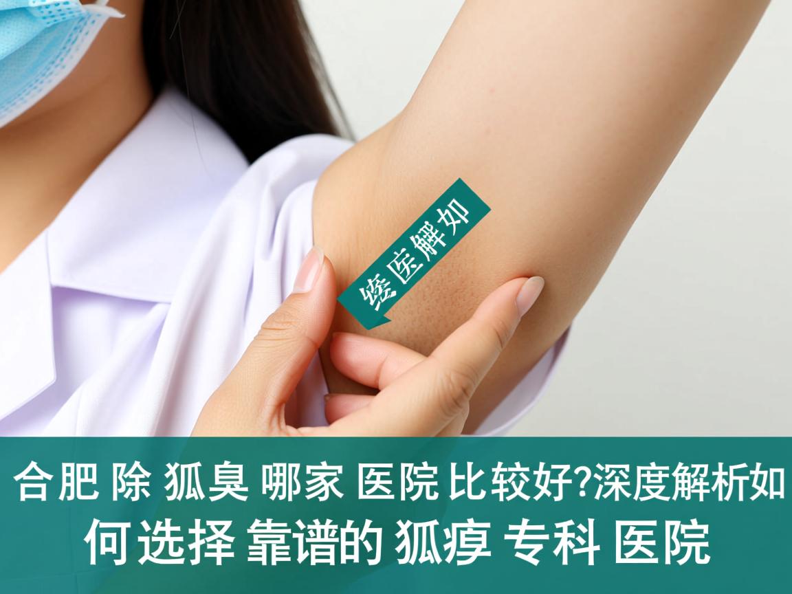合肥除狐臭哪家医院比较好？深度解析如何选择靠谱的狐臭专科医院