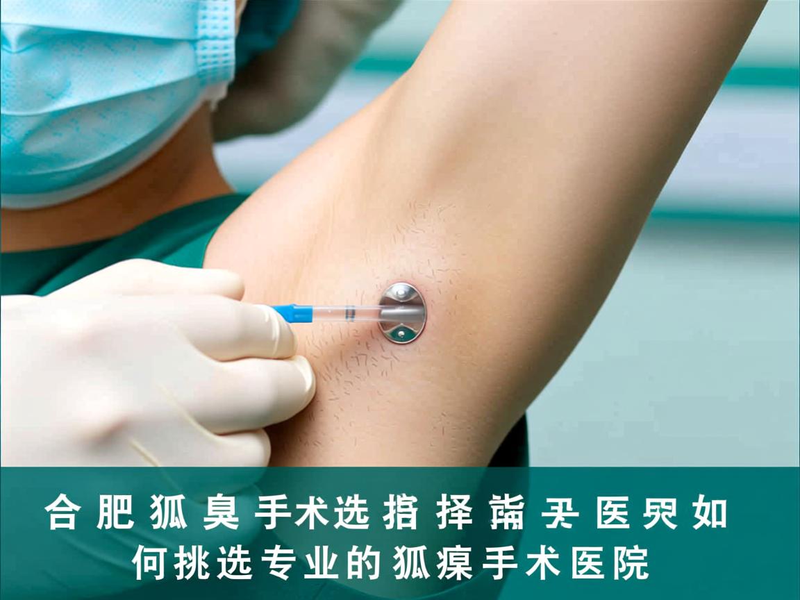 合肥狐臭手术选择指南，如何挑选专业的狐臭手术医院