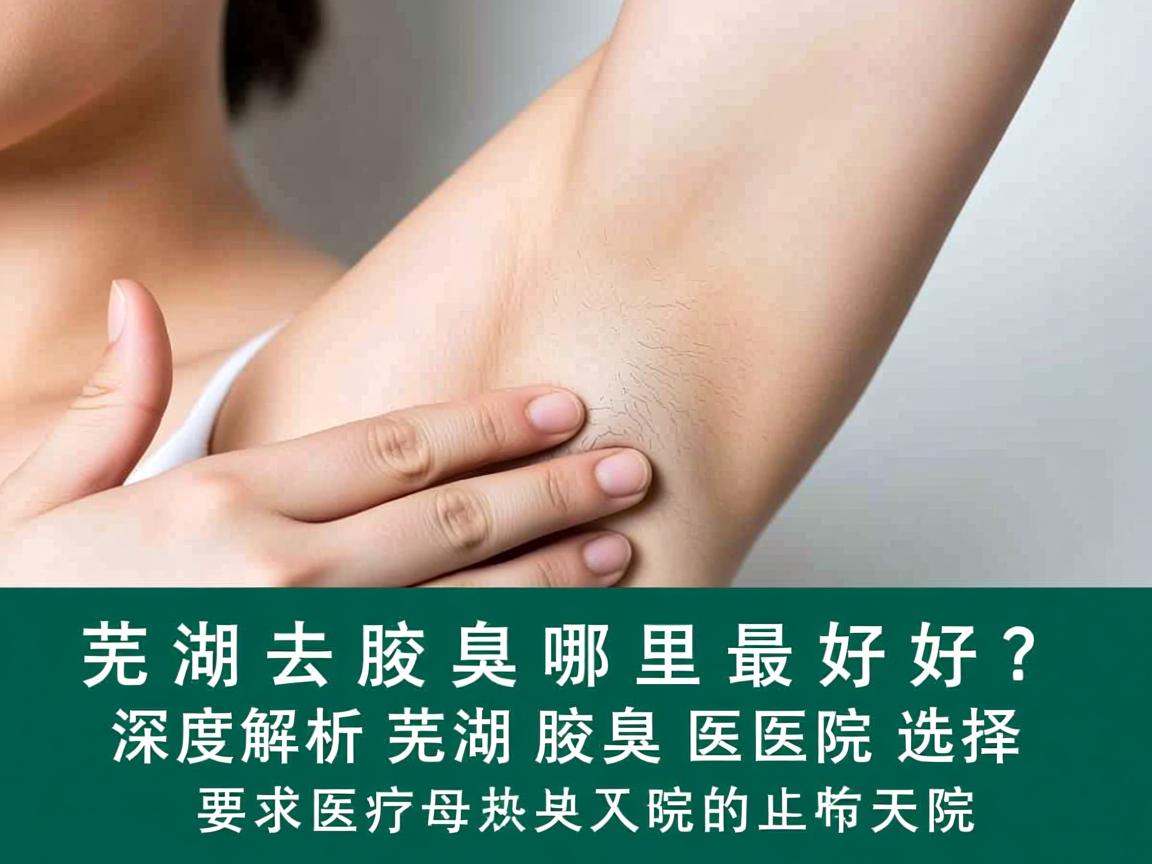 芜湖去腋臭哪里最好？深度解析芜湖腋臭医院的选择