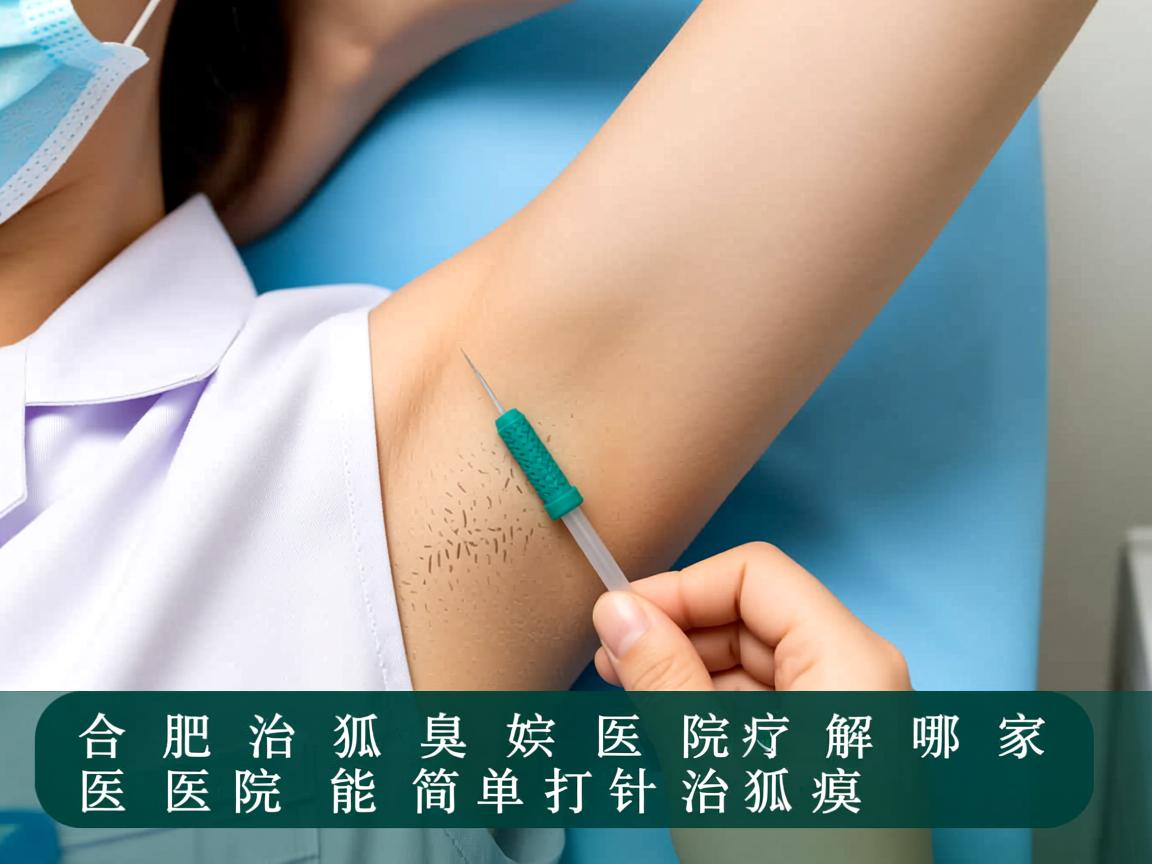 合肥治狐臭医院解析，哪家医院能简单打针治狐臭