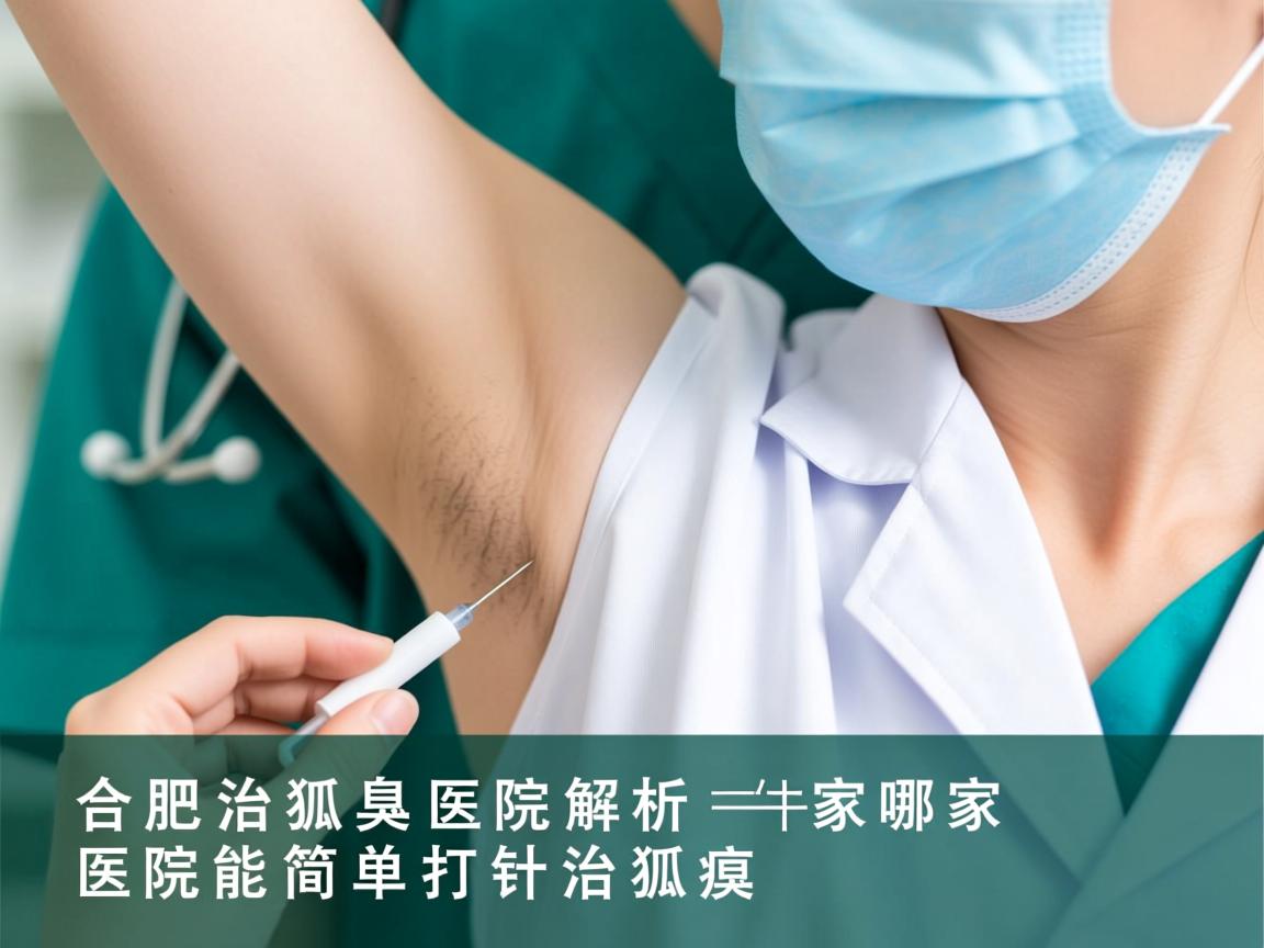 合肥治狐臭医院解析，哪家医院能简单打针治狐臭