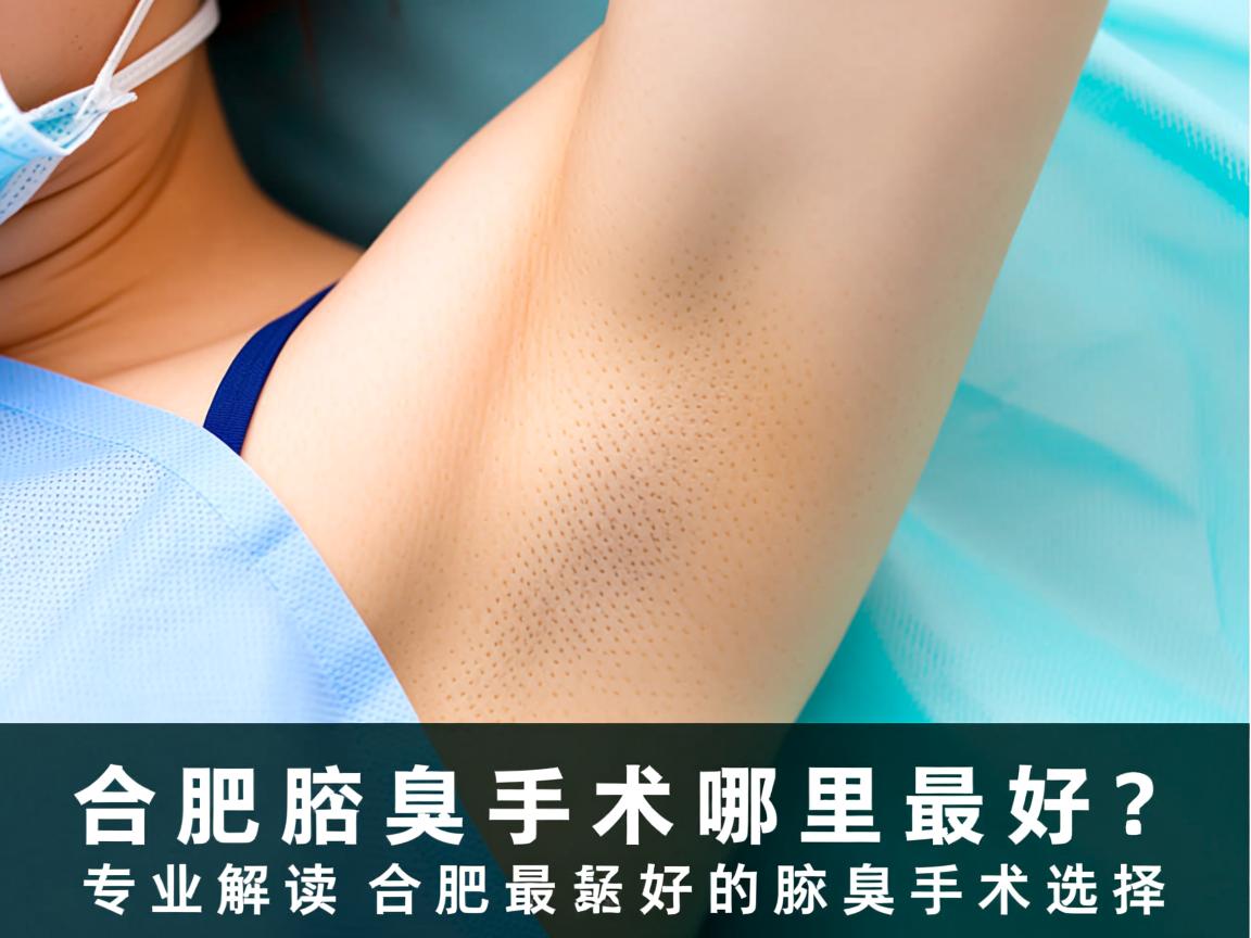 合肥腋臭手术哪里最好？专业解读合肥最好的腋臭手术选择