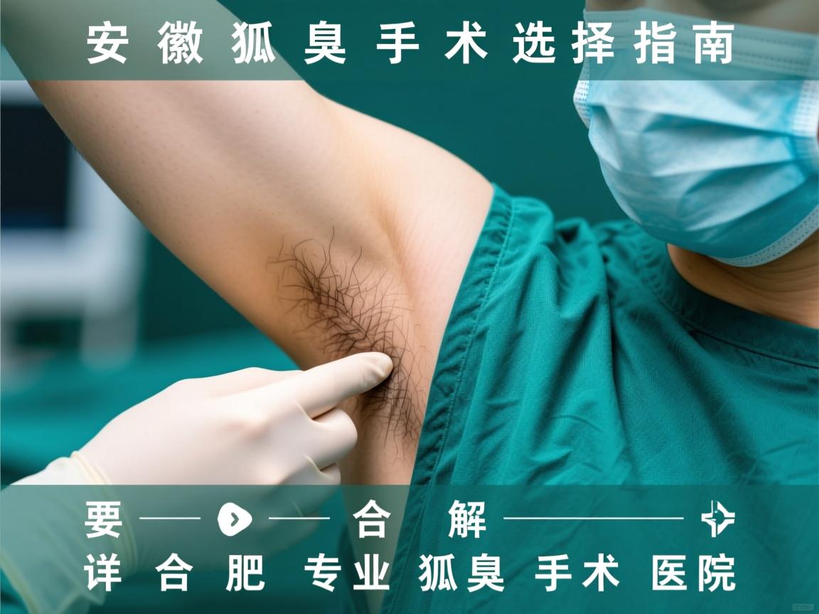 安徽狐臭手术选择指南，详解合肥专业狐臭手术医院