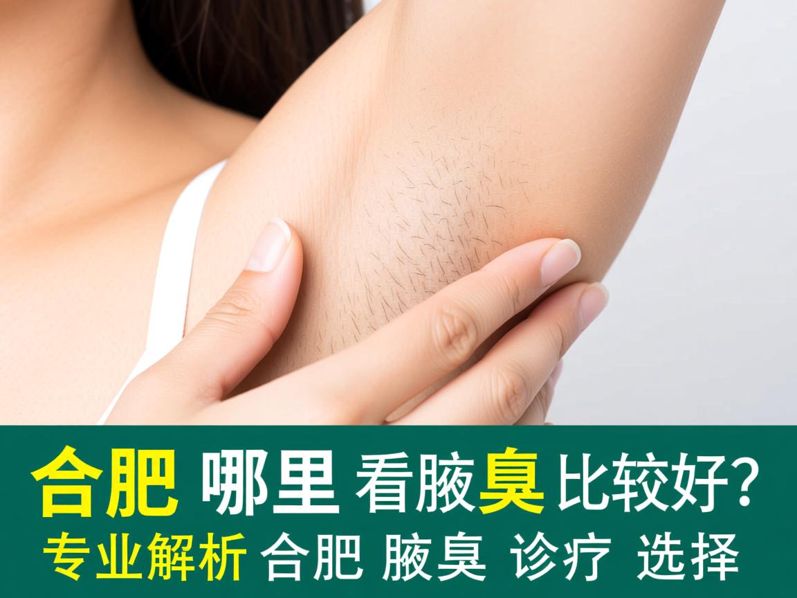 合肥哪里看腋臭比较好？专业解析合肥腋臭诊疗选择