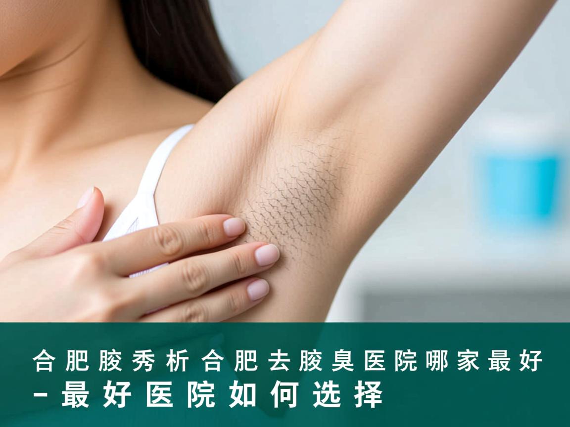 合肥腋秀解析，合肥去腋臭医院哪家最好，最好医院如何选择