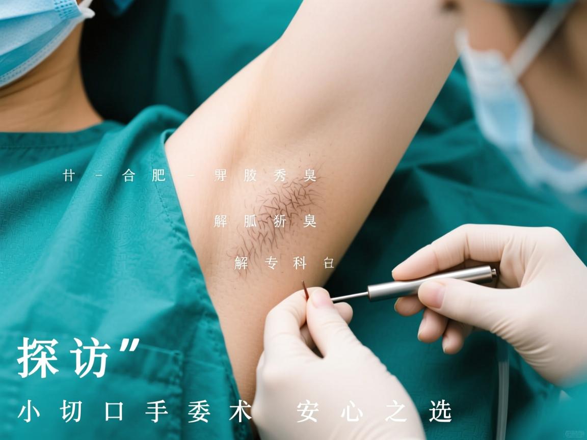 探访合肥腋秀腋臭专科，解析小切口狐臭手术的安心之选