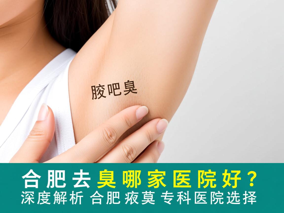 合肥去腋臭哪家医院好？深度解析合肥腋臭专科医院选择