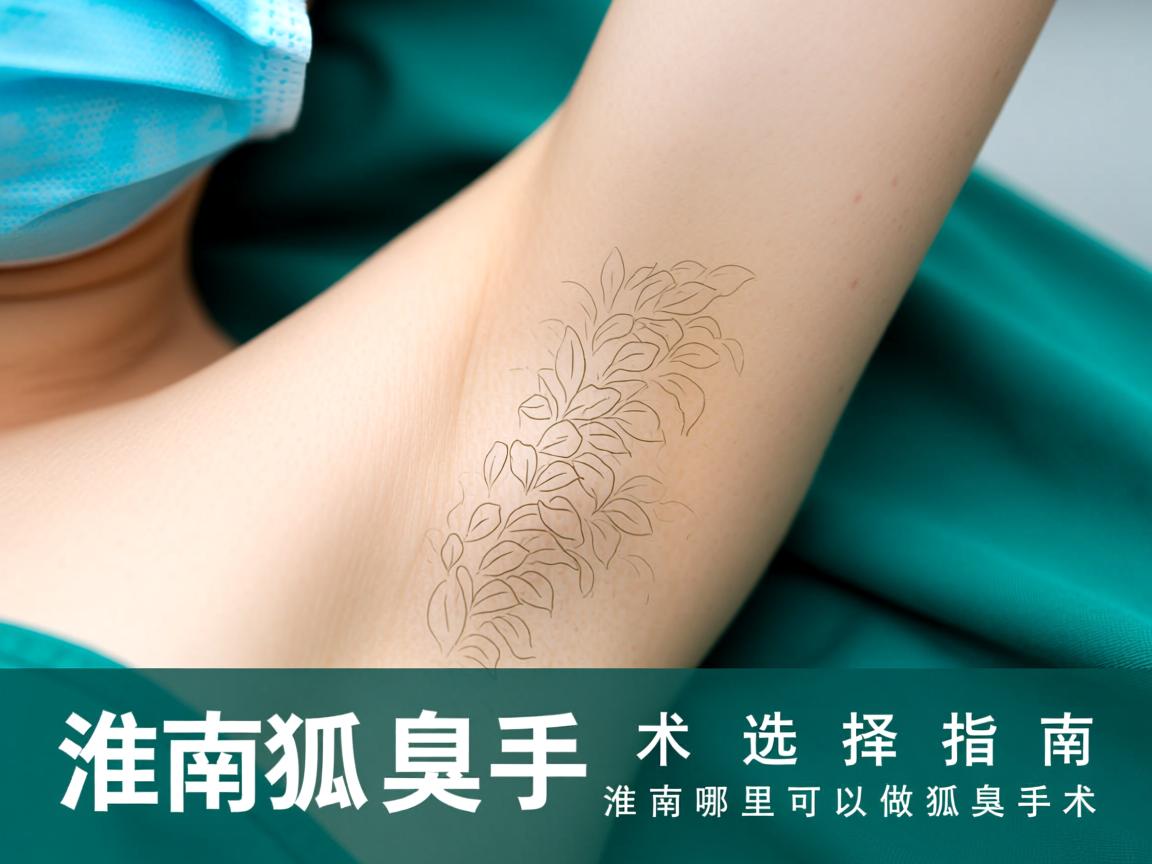 淮南狐臭手术选择指南，淮南哪里可以做狐臭手术