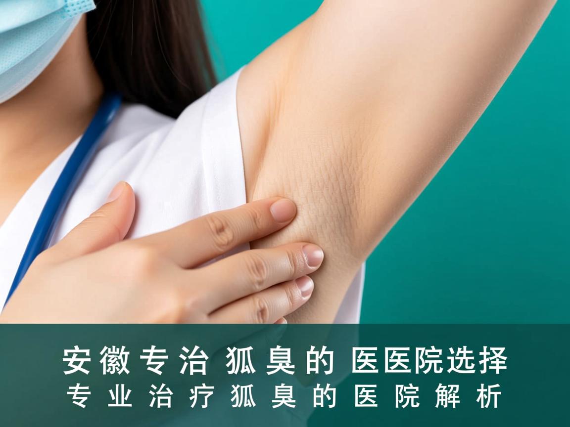 安徽专治狐臭的医院选择指南，专业治疗狐臭的医院解析