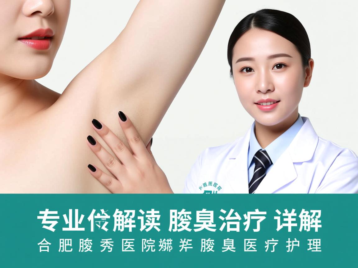 专业解读腋臭治疗，合肥腋秀医院郑传娥详解腋臭医疗护理