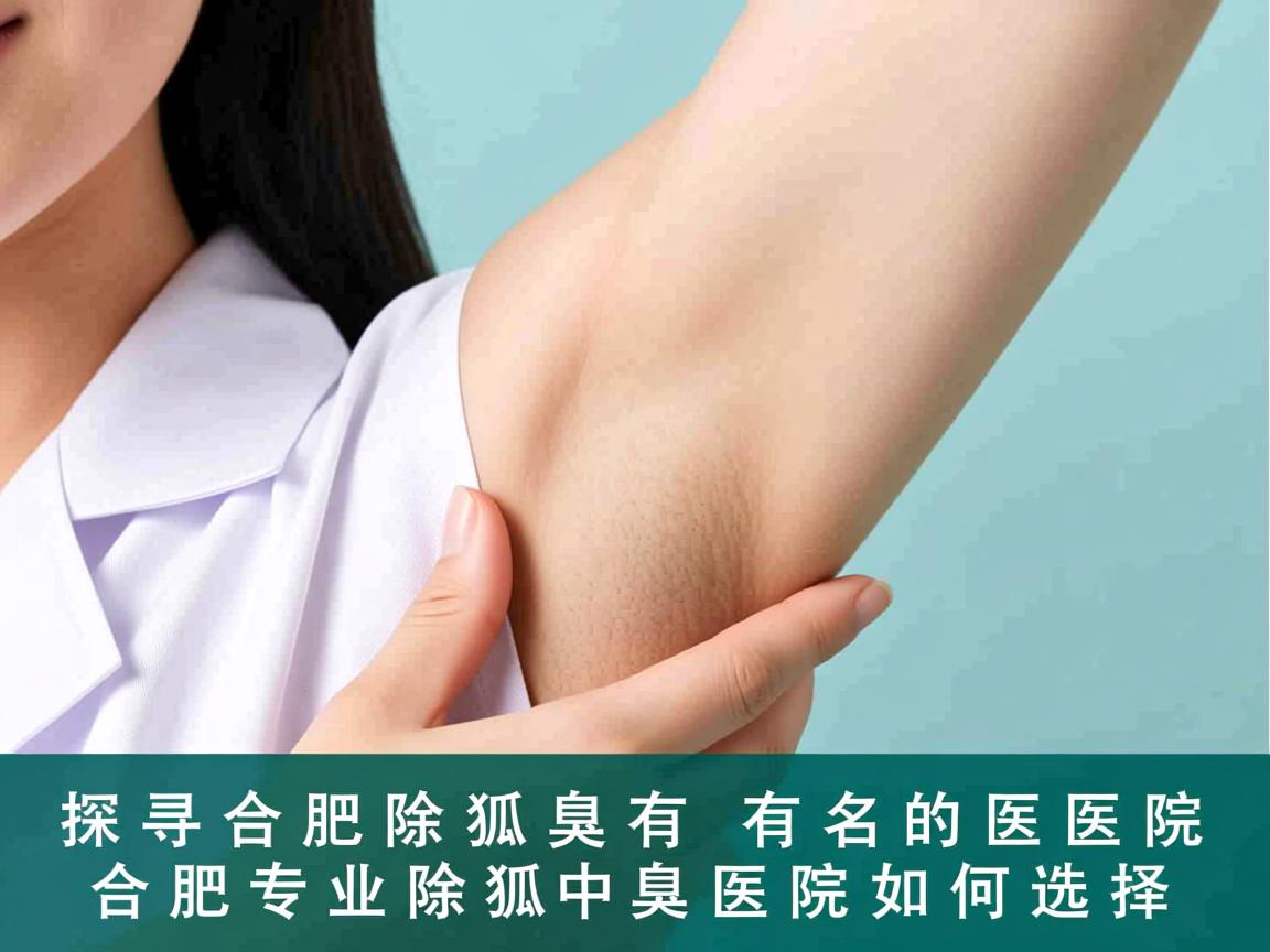 探寻合肥除狐臭有名的医院，合肥专业除狐臭医院如何选择