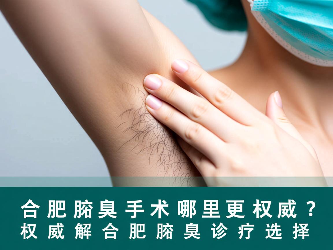 合肥腋臭手术哪里更权威？权威解析合肥腋臭诊疗选择