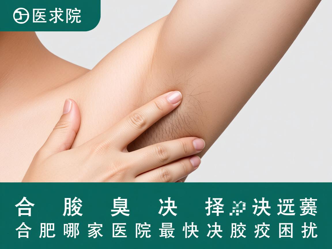 合肥腋臭解决医院选择，合肥哪家医院最快解决腋臭困扰