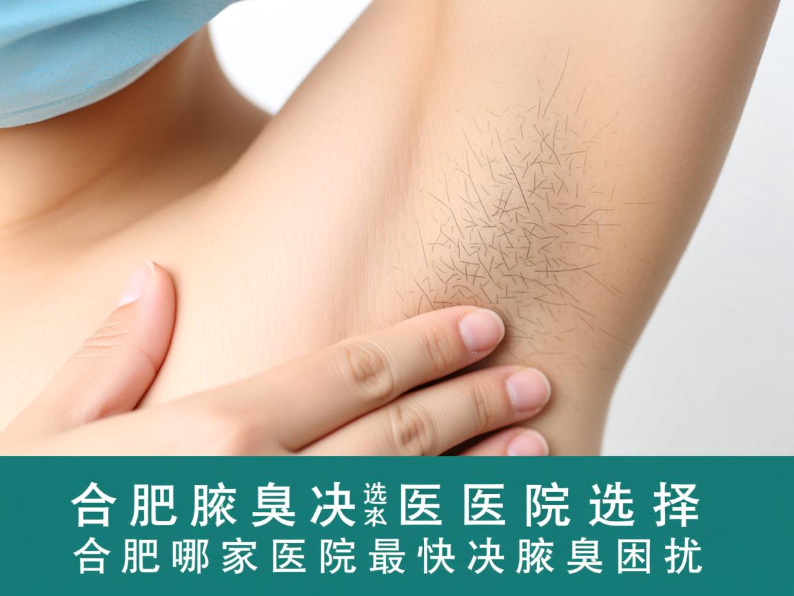 合肥腋臭解决医院选择，合肥哪家医院最快解决腋臭困扰