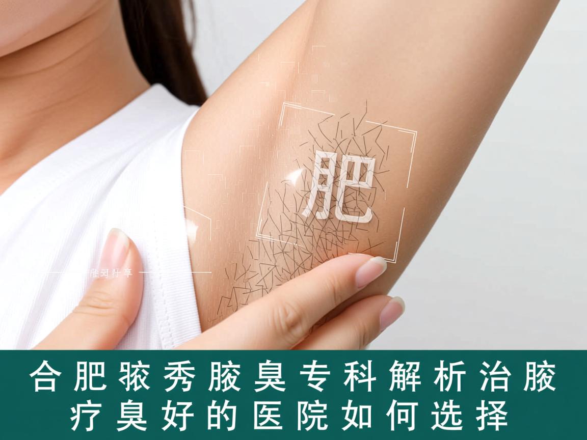 合肥腋秀腋臭专科解析，合肥治疗腋臭好的医院如何选择