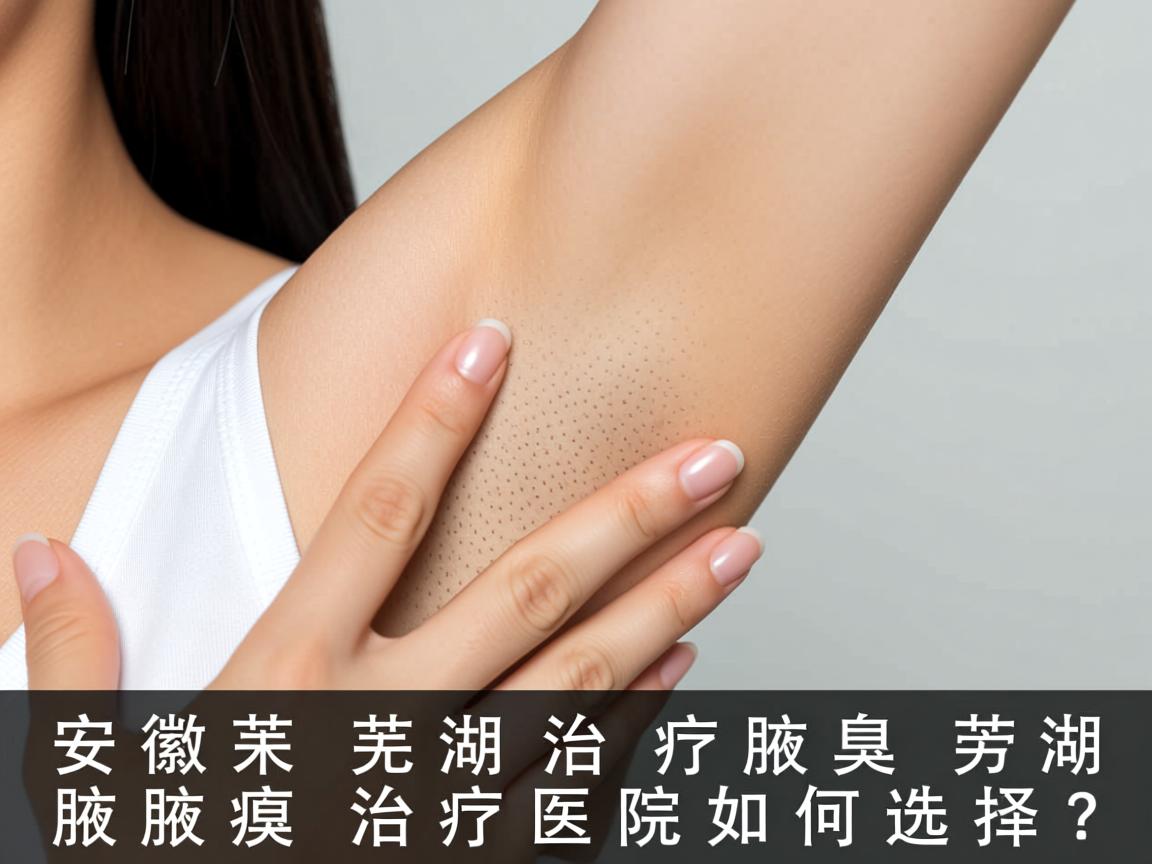 在安徽芜湖治疗腋臭，芜湖腋臭治疗医院如何选择？