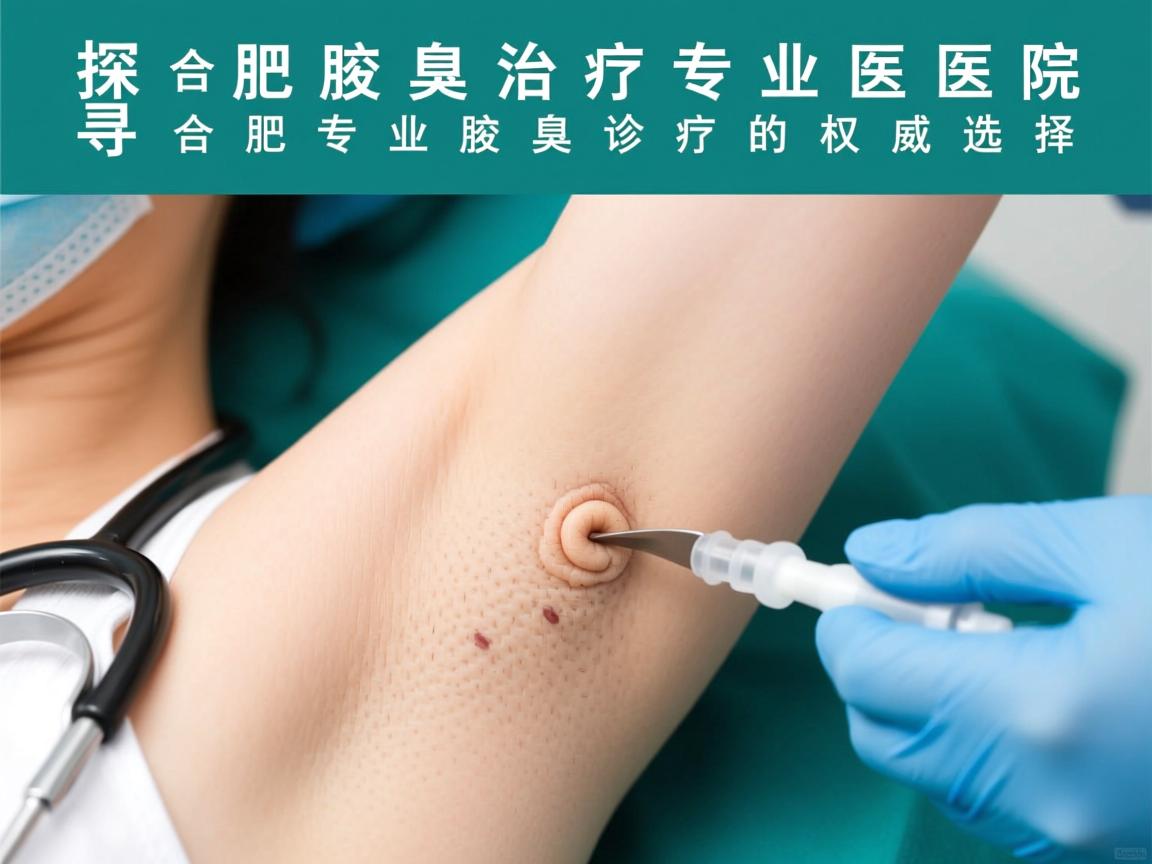 探寻合肥腋臭治疗专业医院，合肥专业腋臭诊疗的权威选择