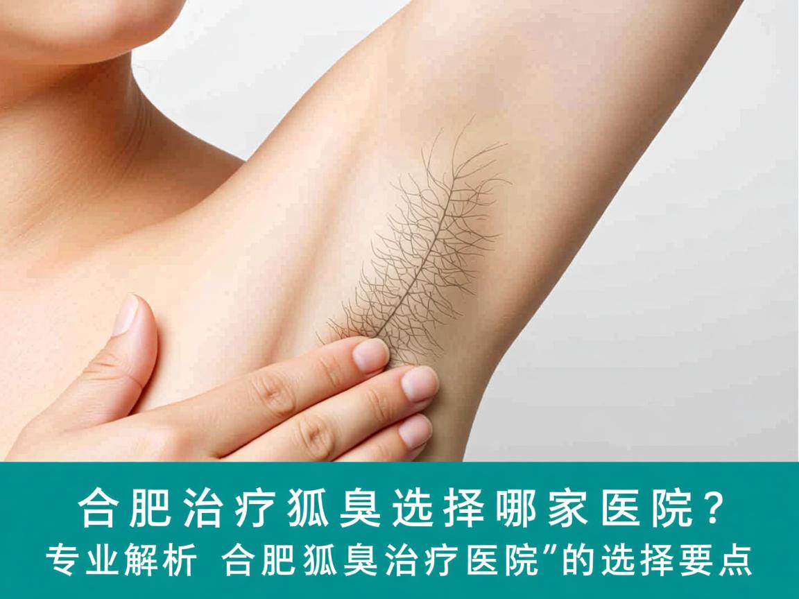 合肥治疗狐臭选择哪家医院？专业解析合肥狐臭治疗医院的选择要点