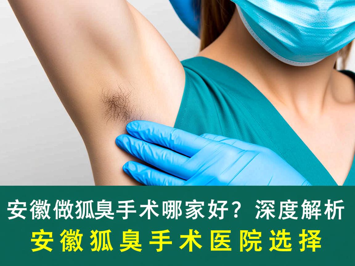 安徽做狐臭手术哪家好？深度解析安徽狐臭手术医院选择