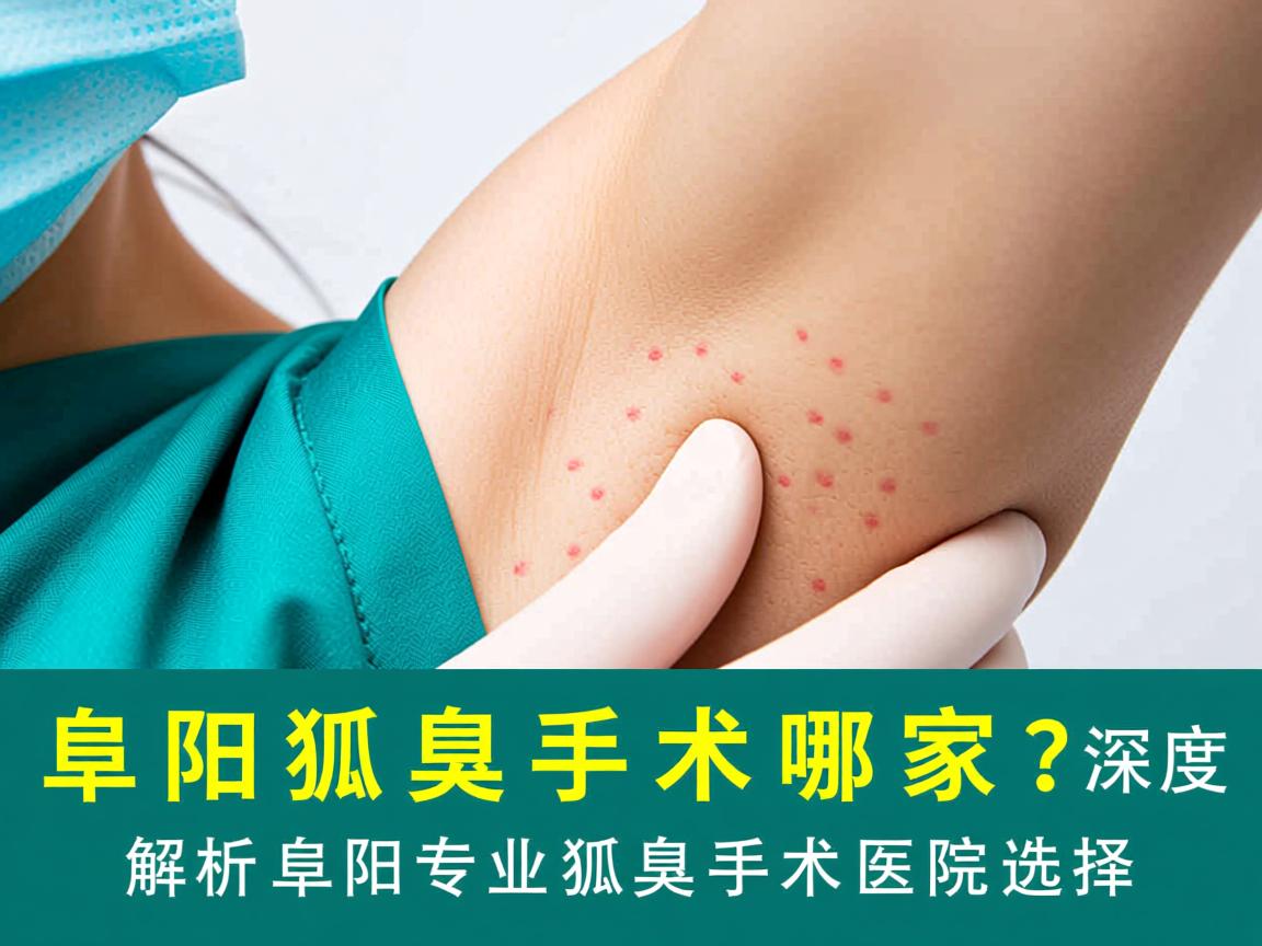 阜阳狐臭手术哪家好？深度解析阜阳专业狐臭手术医院选择