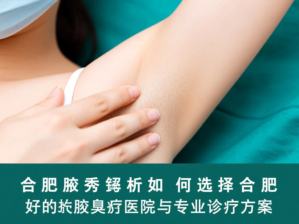 合肥腋秀解析，如何选择合肥好的腋臭医院与专业诊疗方案