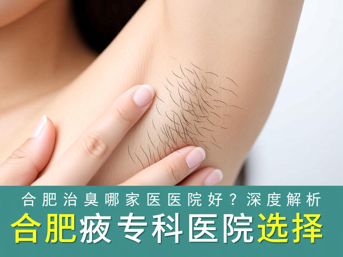 合肥治腋臭哪家医院好？深度解析合肥腋臭专科医院选择