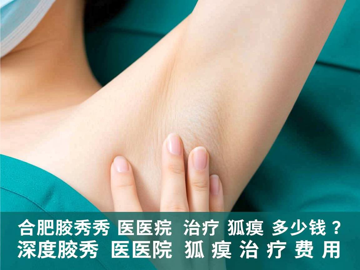 合肥腋秀医院治疗狐臭多少钱？深度解析腋秀医院狐臭治疗费用