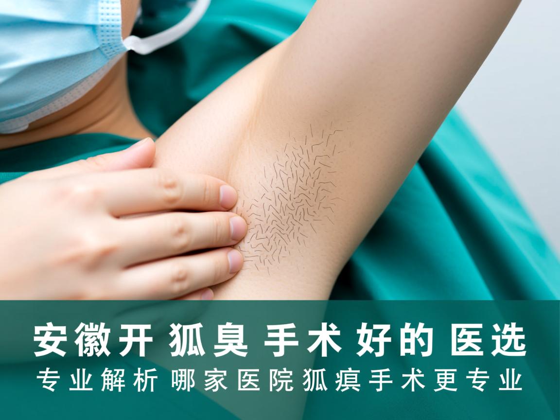 安徽开狐臭手术好的医院选择，专业解析哪家医院狐臭手术更专业