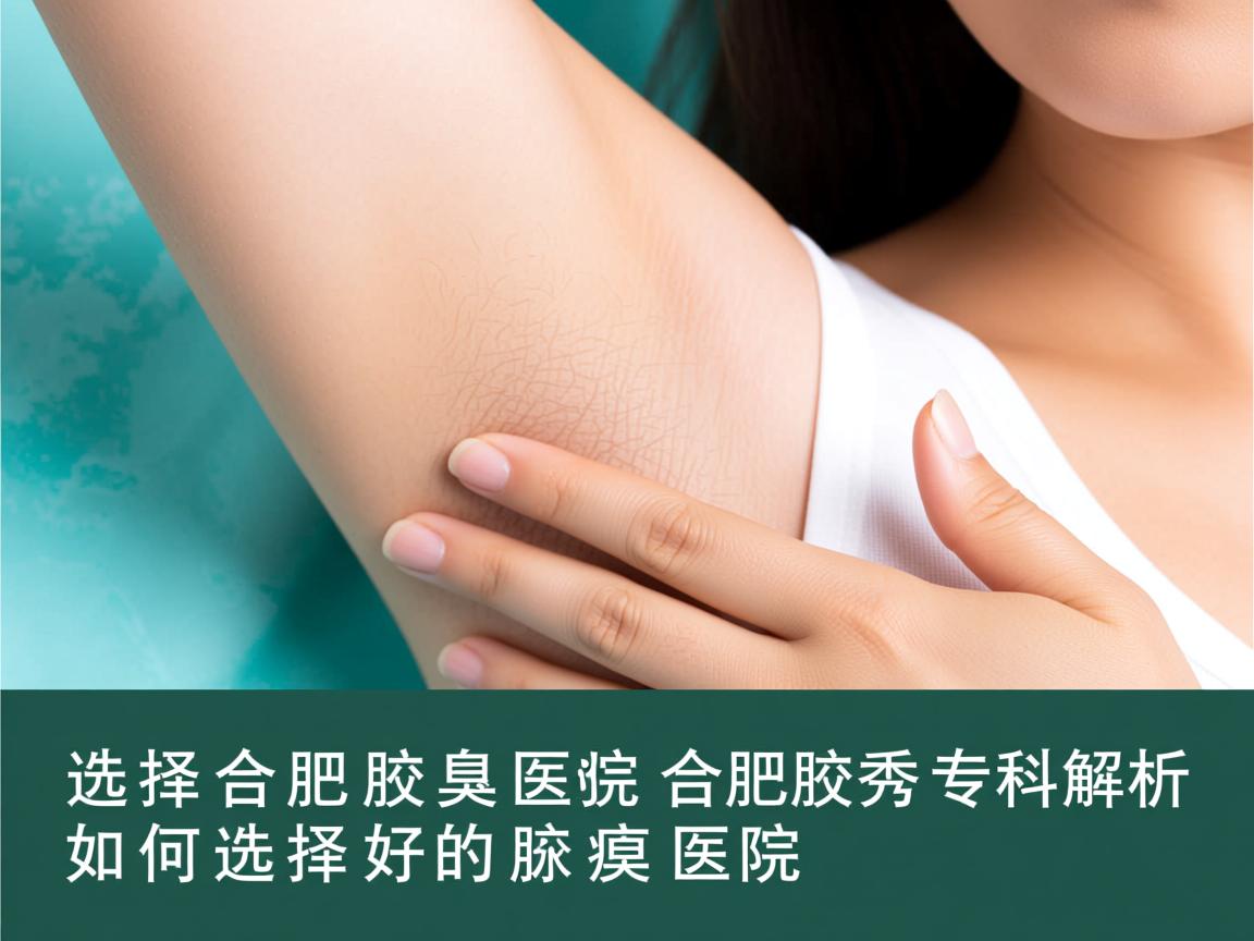 选择合肥腋臭医院，合肥腋秀专科解析如何选择好的腋臭医院