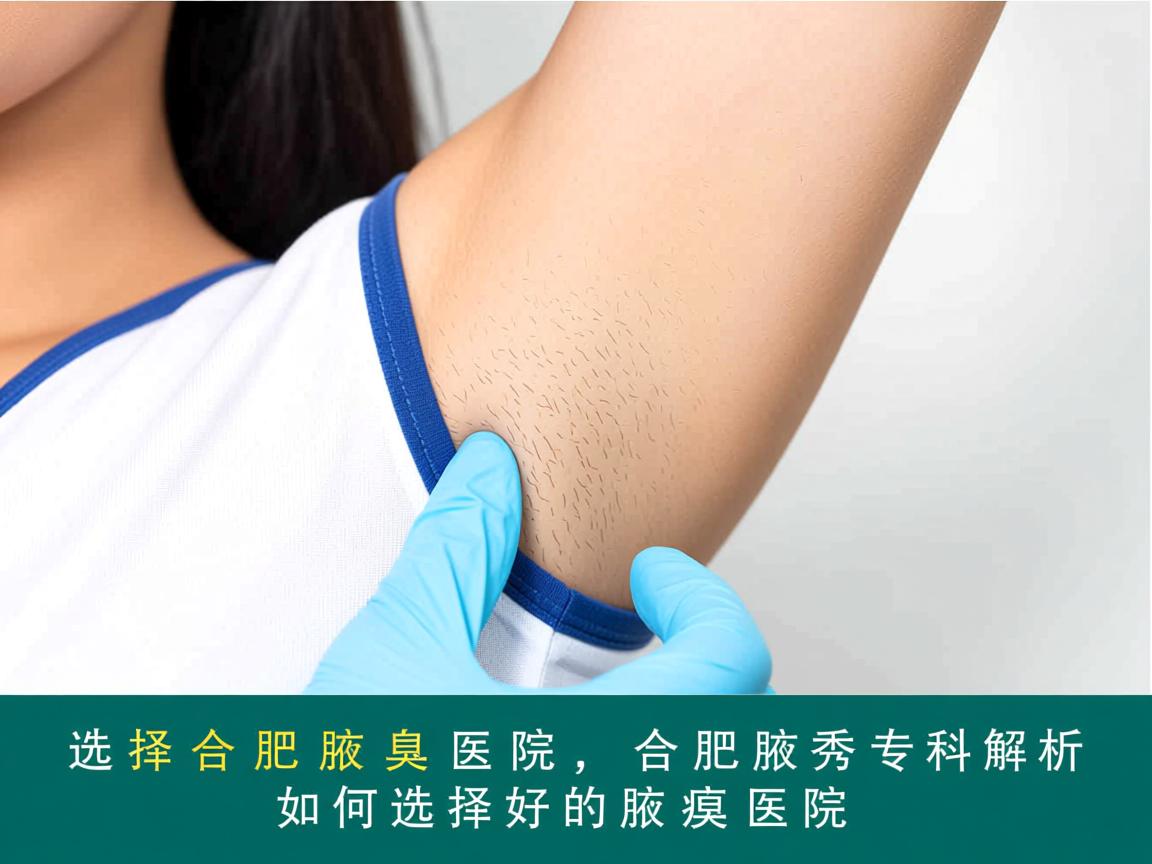 选择合肥腋臭医院，合肥腋秀专科解析如何选择好的腋臭医院