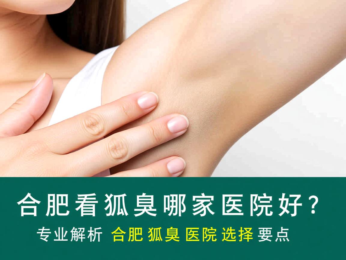 合肥看狐臭哪家医院好？专业解析合肥狐臭医院选择要点
