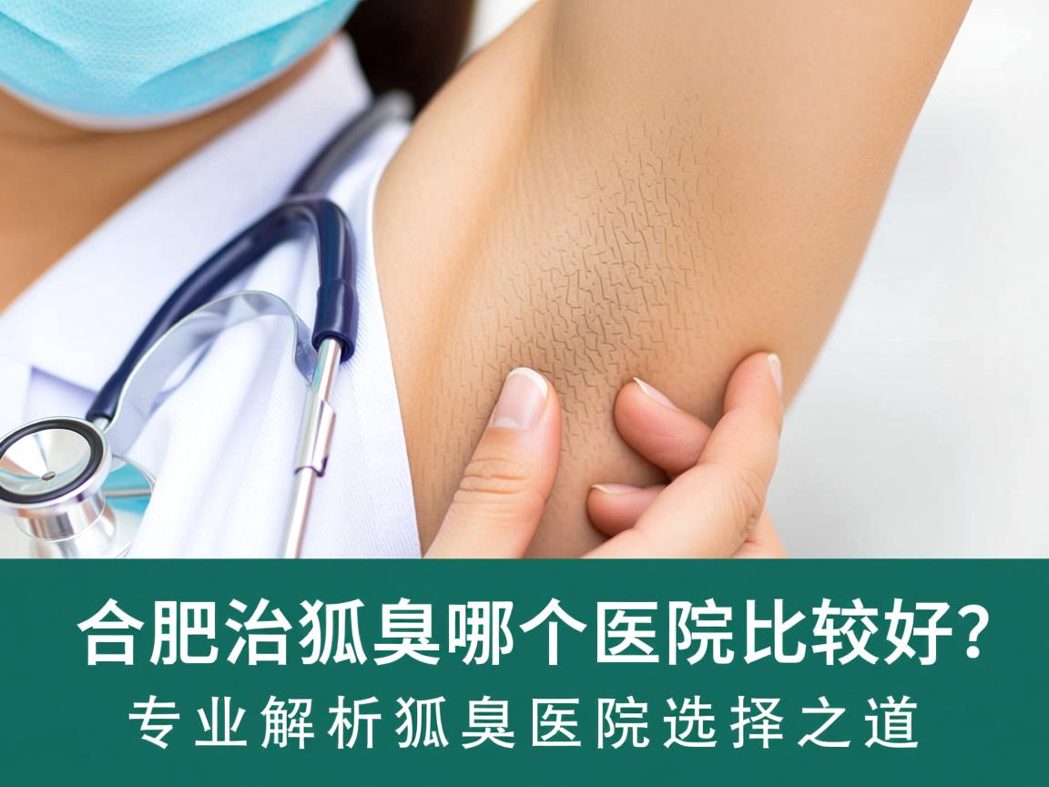 合肥治狐臭哪个医院比较好？专业解析狐臭医院选择之道