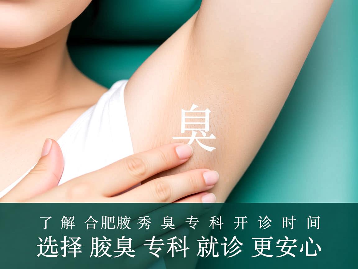 了解合肥腋秀腋臭专科开诊时间，选择腋臭专科就诊更安心