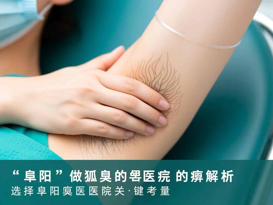阜阳做狐臭的医院解析，选择阜阳狐臭医院的关键考量