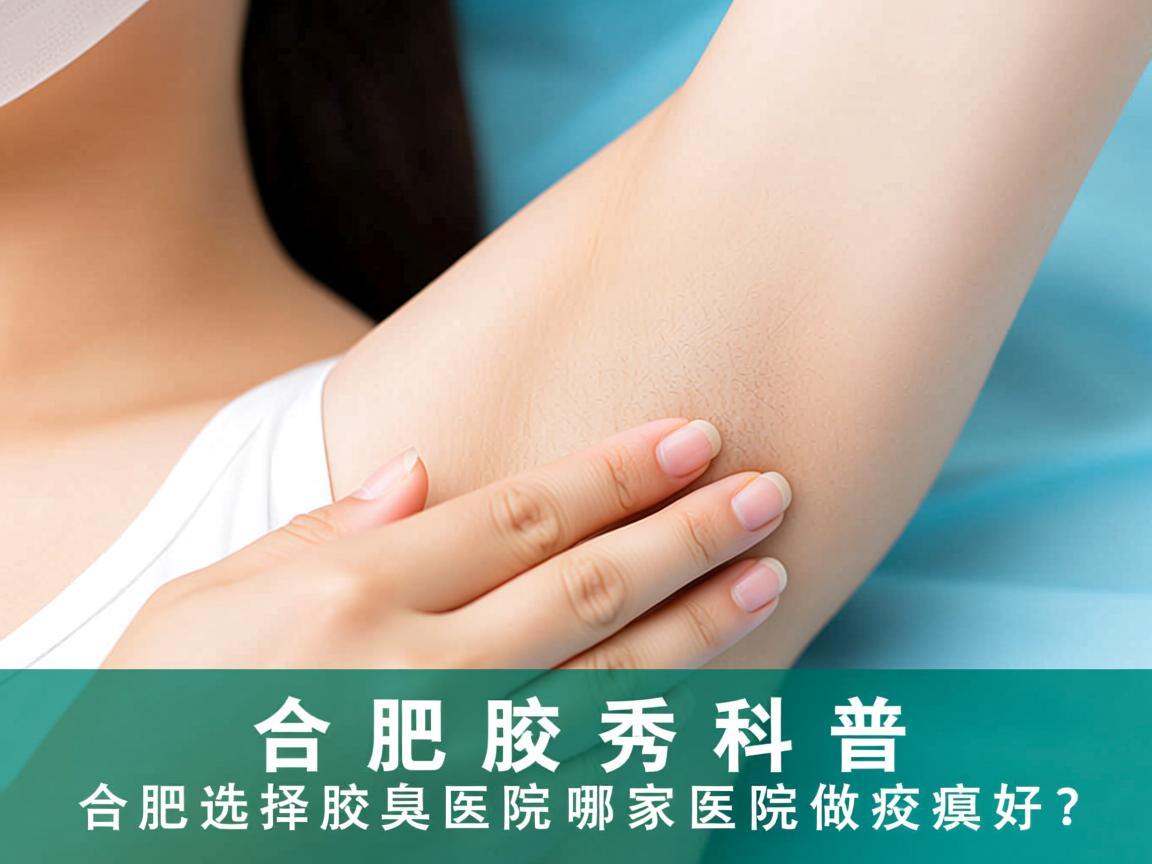 合肥腋秀科普，在合肥选择腋臭医院，哪家医院做腋臭好？