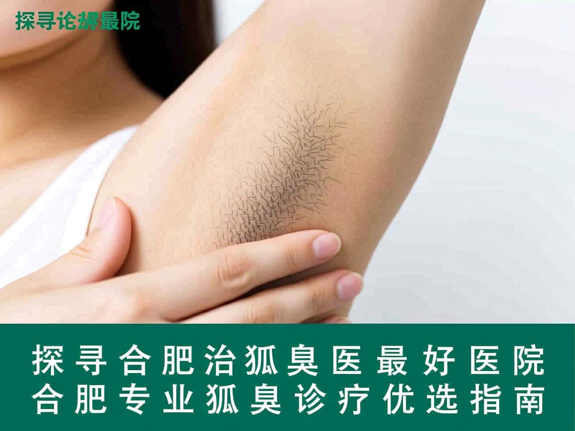 探寻合肥治狐臭最好医院，合肥专业狐臭诊疗优选指南