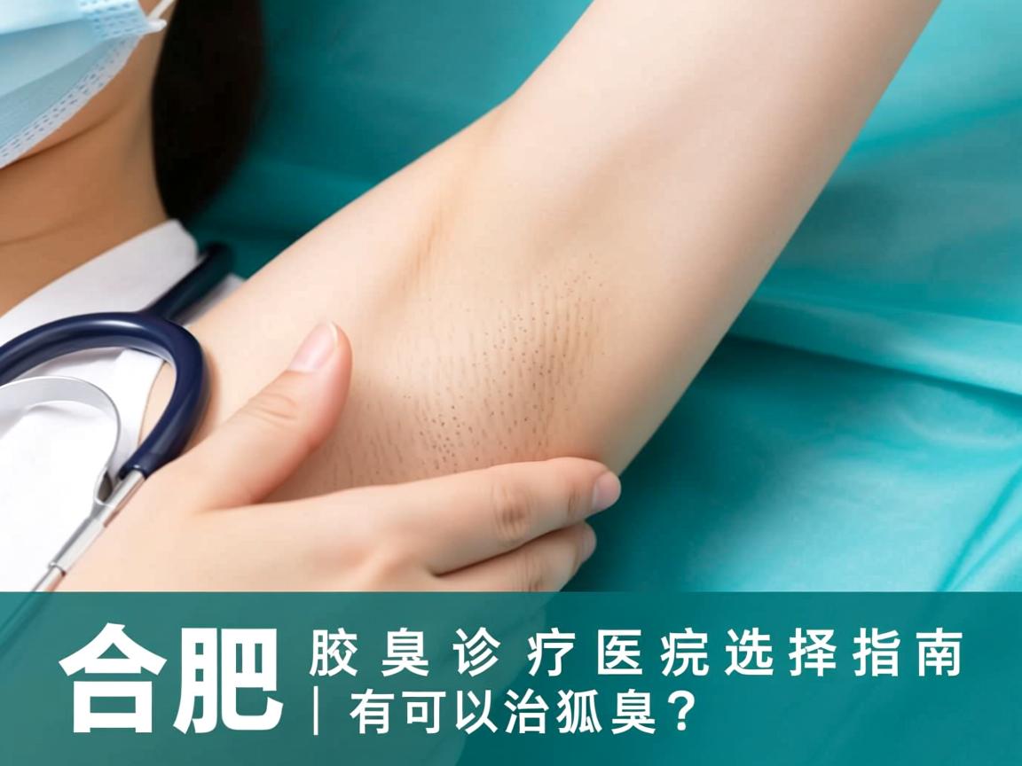 合肥腋臭诊疗选择指南，在合肥医院有可以治狐臭的吗