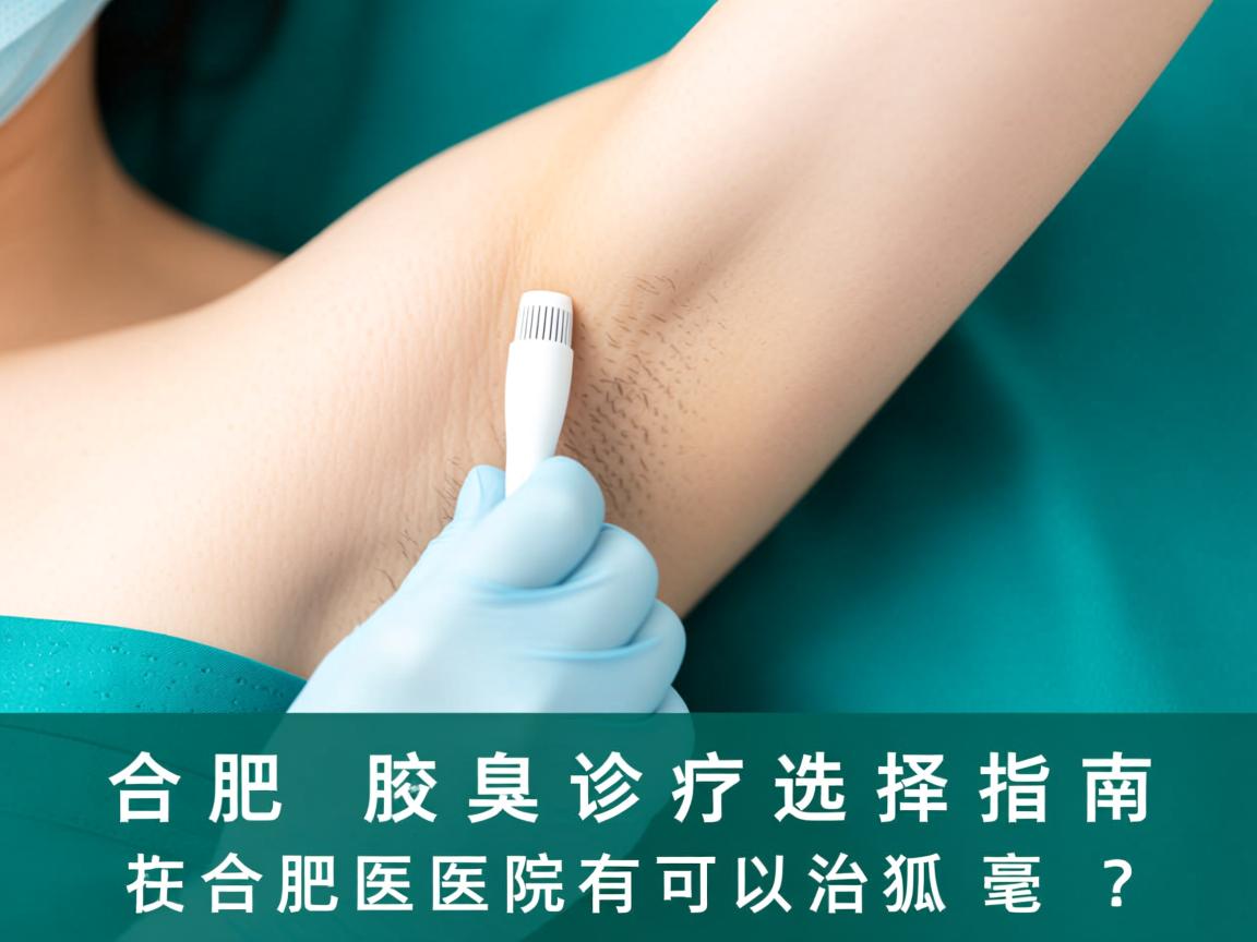 合肥腋臭诊疗选择指南，在合肥医院有可以治狐臭的吗