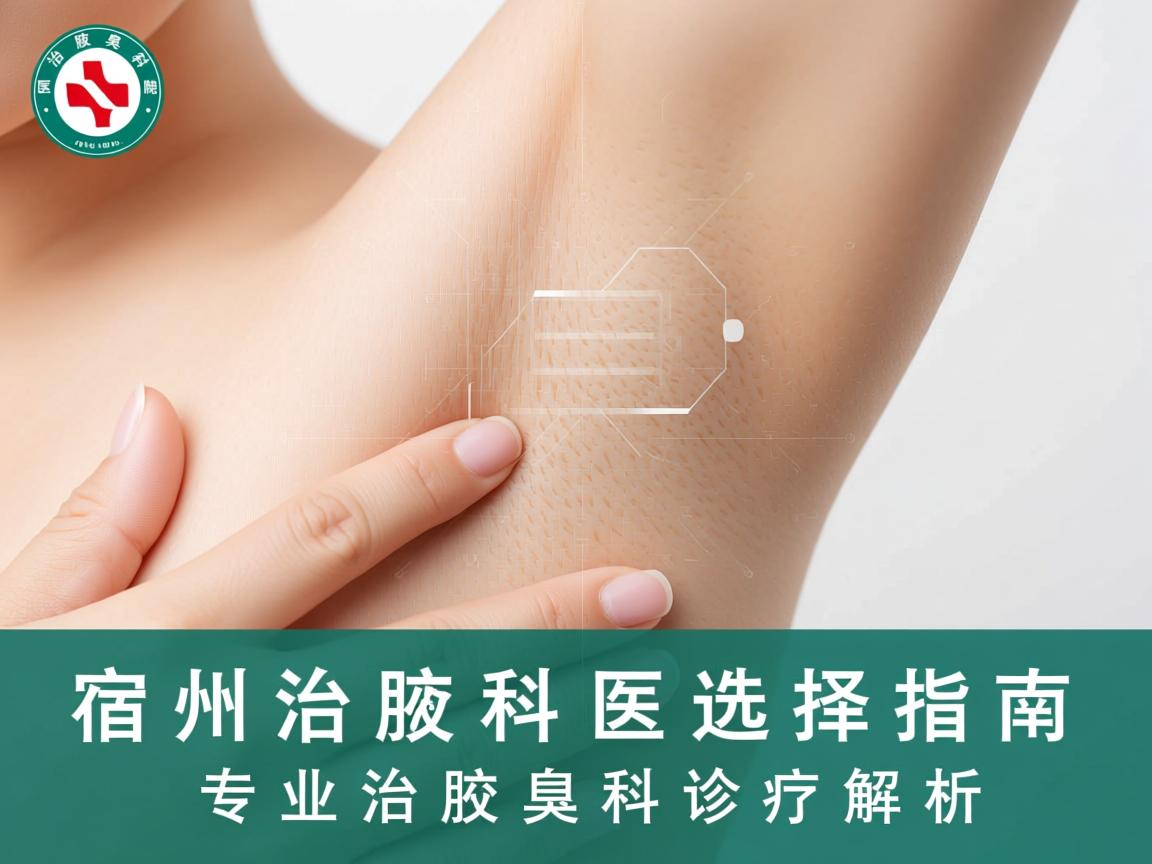 宿州治腋臭科医院选择指南，专业治腋臭科诊疗解析