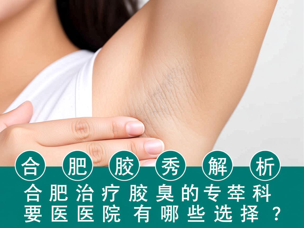 合肥腋秀解析，合肥治疗腋臭的专科医院有哪些选择？